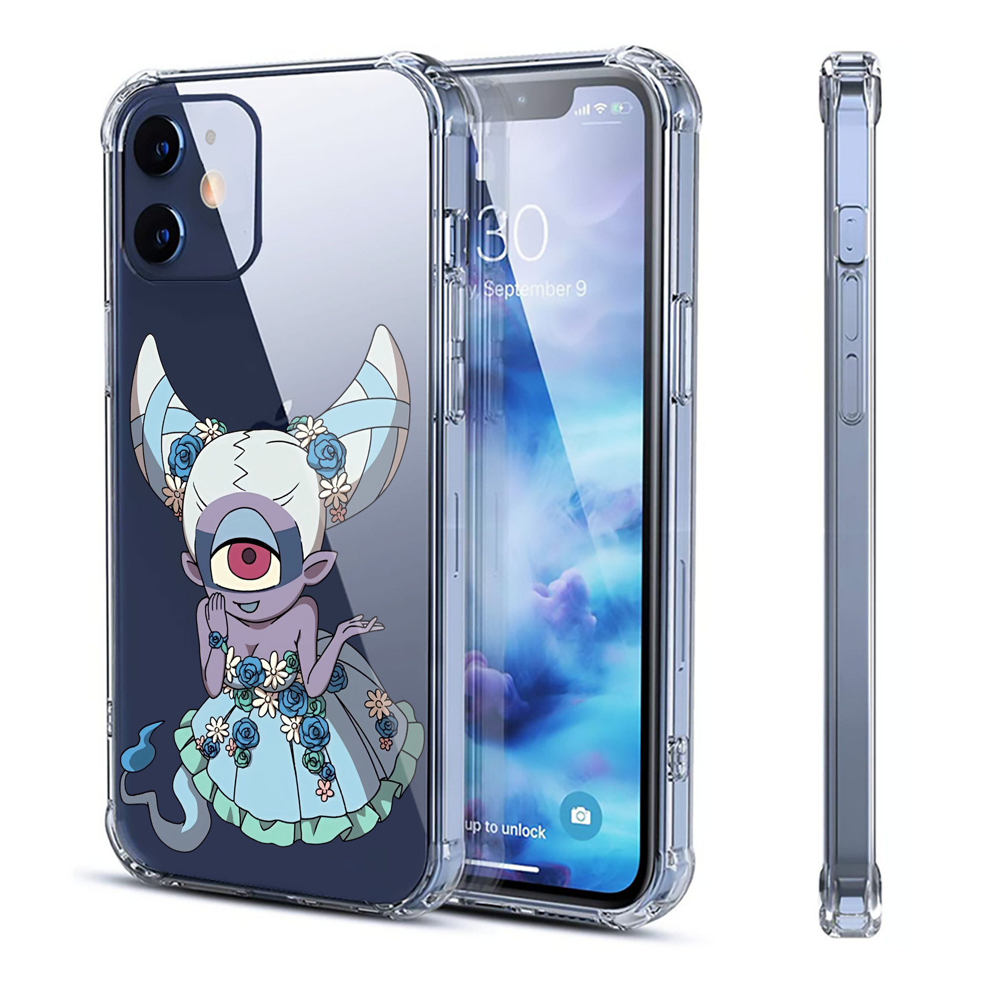 （画像用） 妖怪ウォッチ Yo-kai Watch 【iPhone 12シリーズ対応】透明スマホケース（クリアソフトケース）